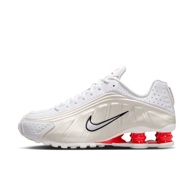 ★NIKE Shox R4 White Bright Crimson★ Nike Shox R4 Women's Shoes. Nike.com